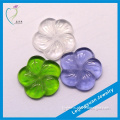 Factory price colorful flower shape synthetic jewelry stone beads